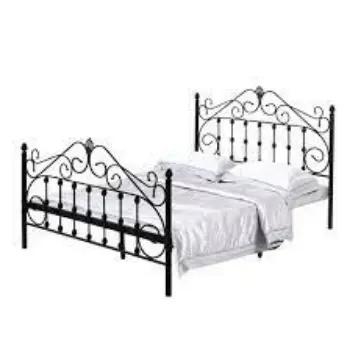 Modern Wrought Iron Double Bed